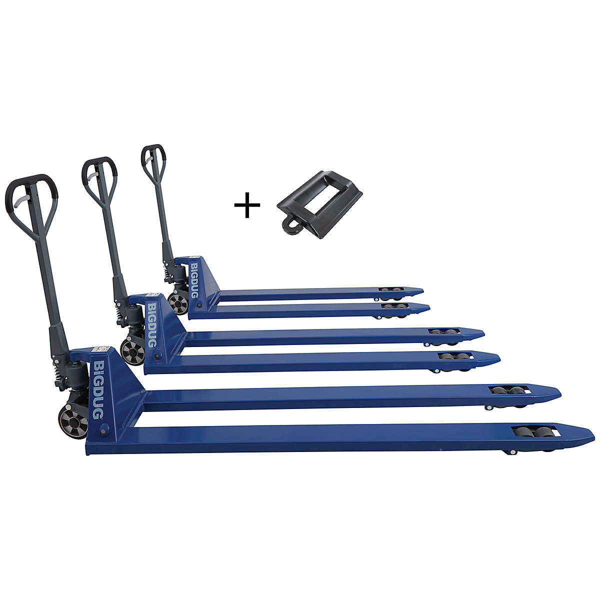 BiGDUG Deluxe Long Pallet Trucks | Quick Lift | 2000kg Capacity