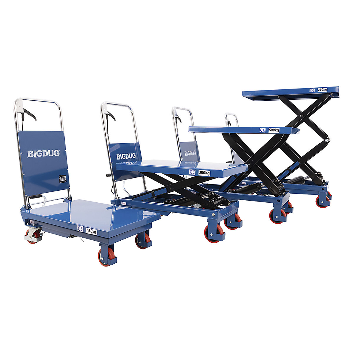 BiGDUG Essentials Manual Scissor Lift Tables