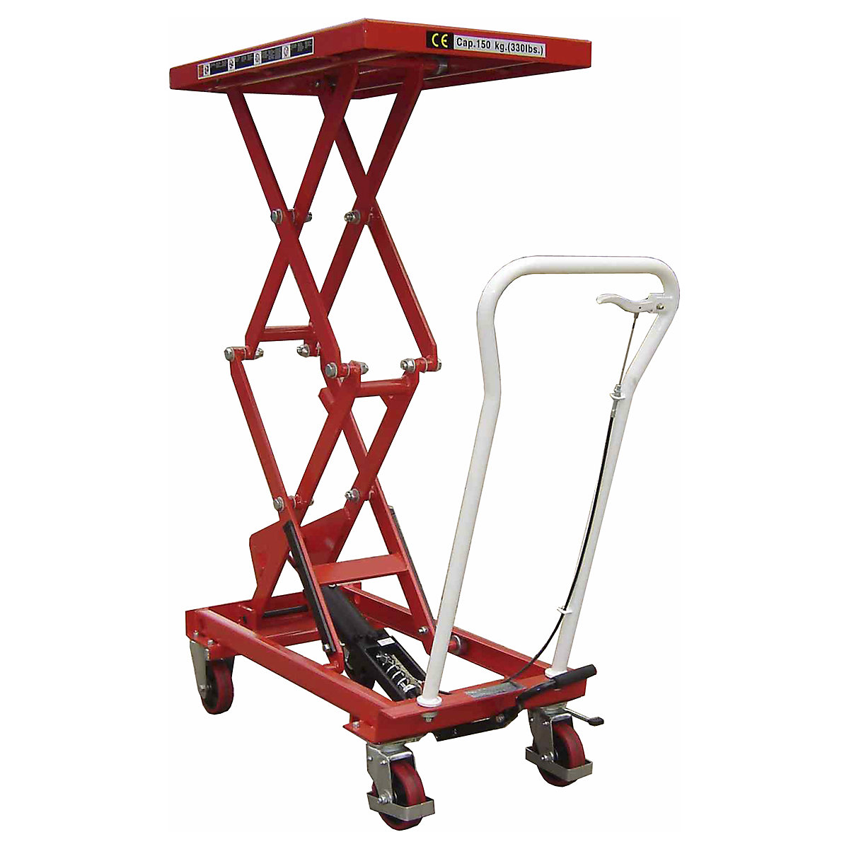 Double Manual Scissor Lift Tables
