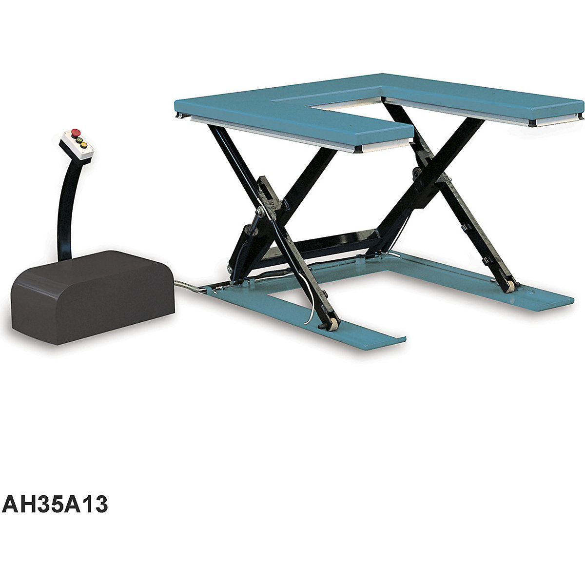 Low Profile Static Scissor Lift Tables - Capacity 1000kg (Product illustration 3)-2