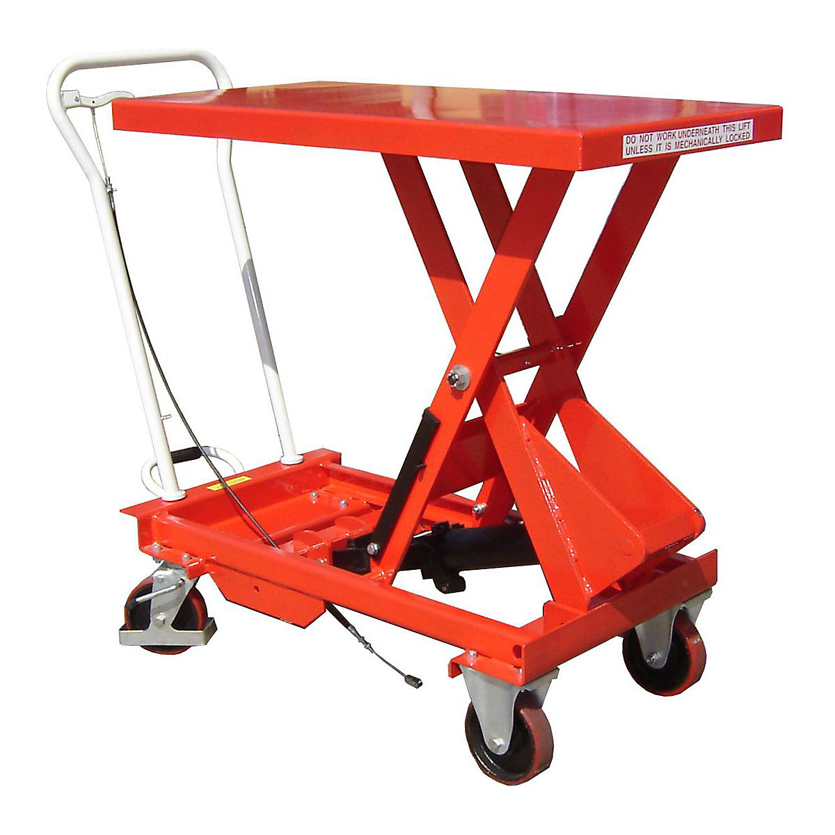 Single Manual Scissor Lift Tables