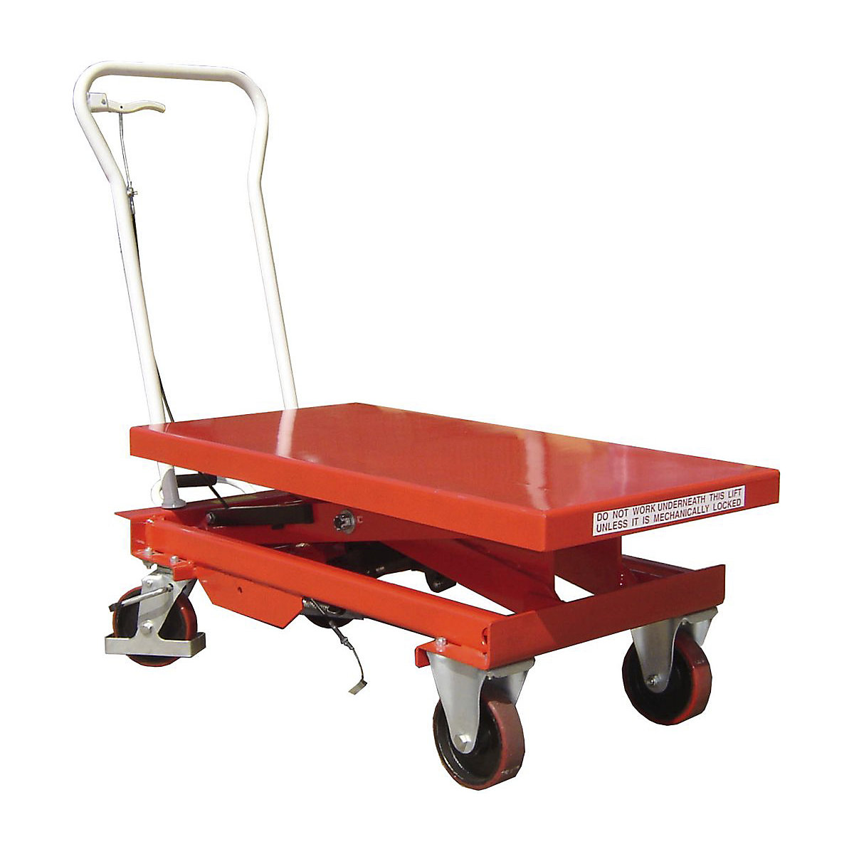 Single Manual Scissor Lift Tables