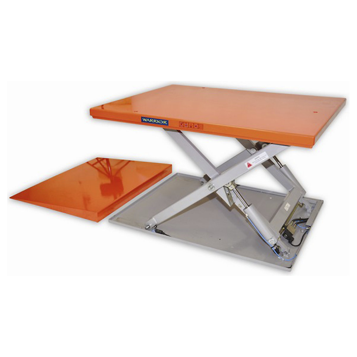 Warrior Low Profile Lift Table with Full Top & Loading Ramp