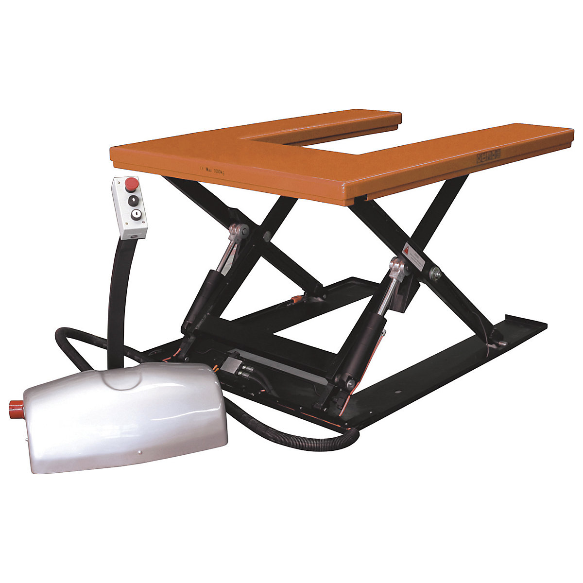 Warrior U-Shape Low Profile Lift Table