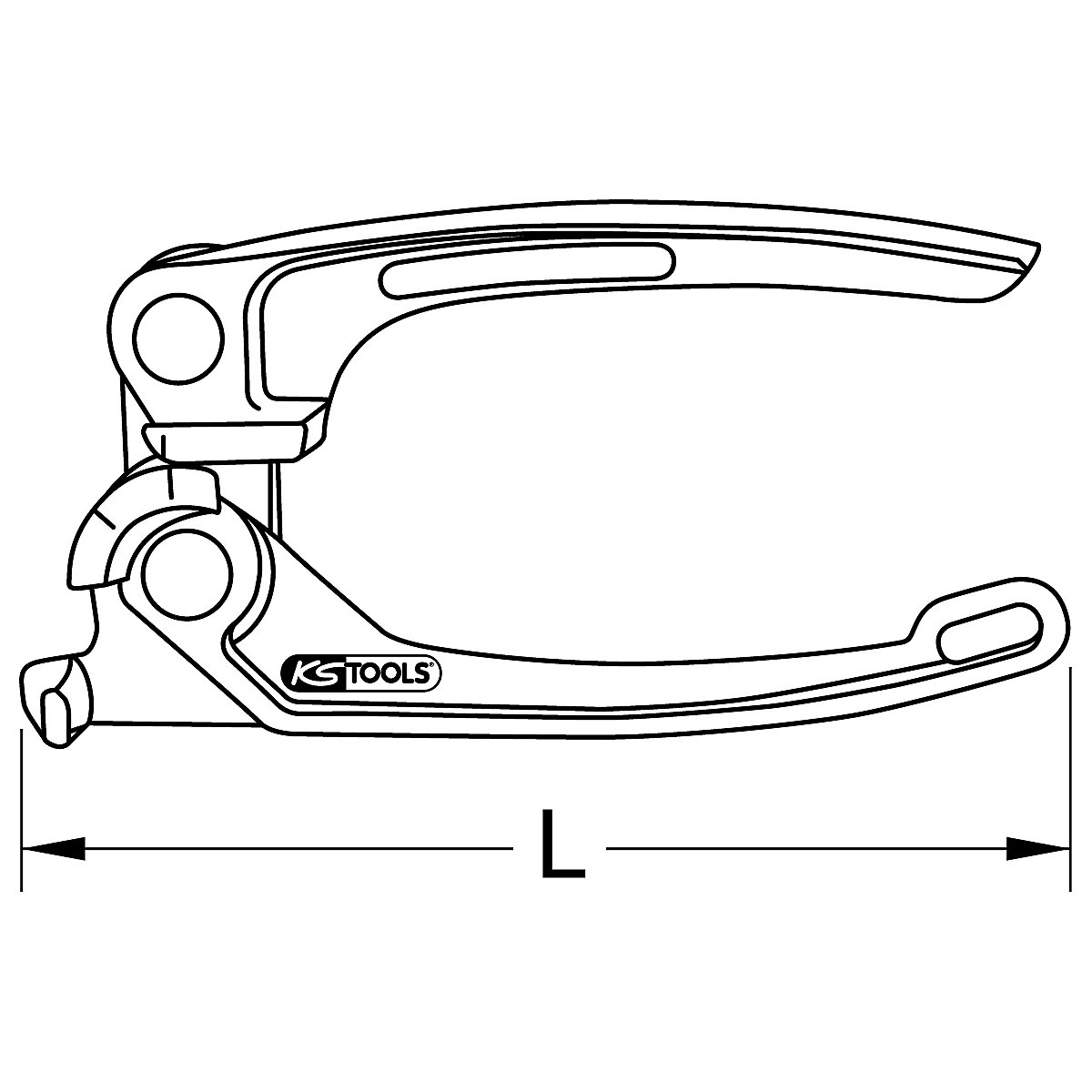 Mini Bremsleitungs-Biege-Werkzeug KS Tools: metrisch