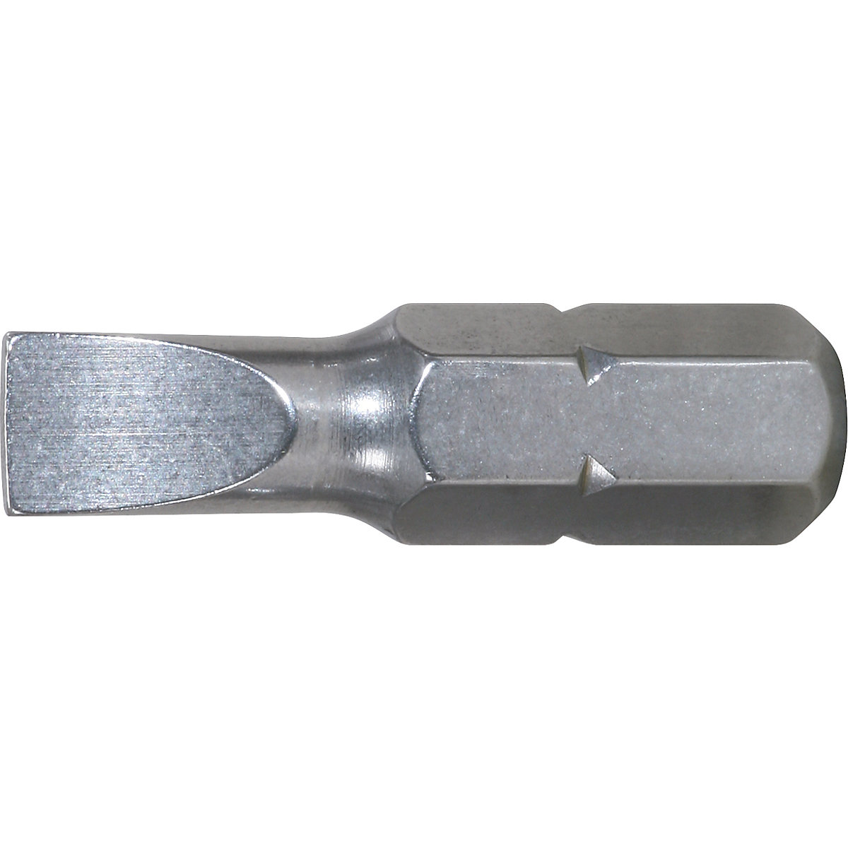 KS Tools 1/4'' Edelstahl-Bit, Schlitz, VE 5 Stk, 3 mm