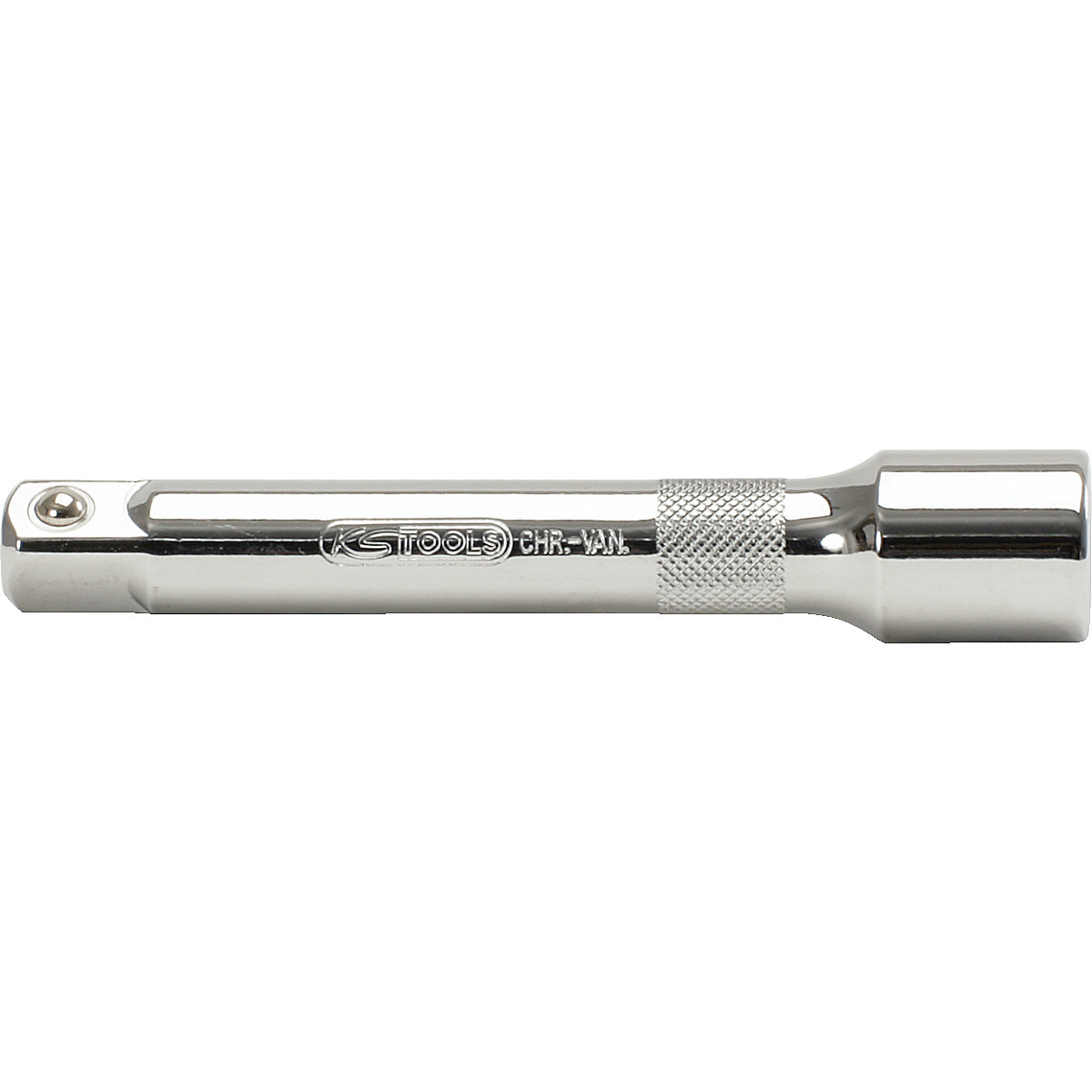 KS Tools 1/2'' CHROMEplus Verlängerung, ohne Verriegelung, Länge 180 mm