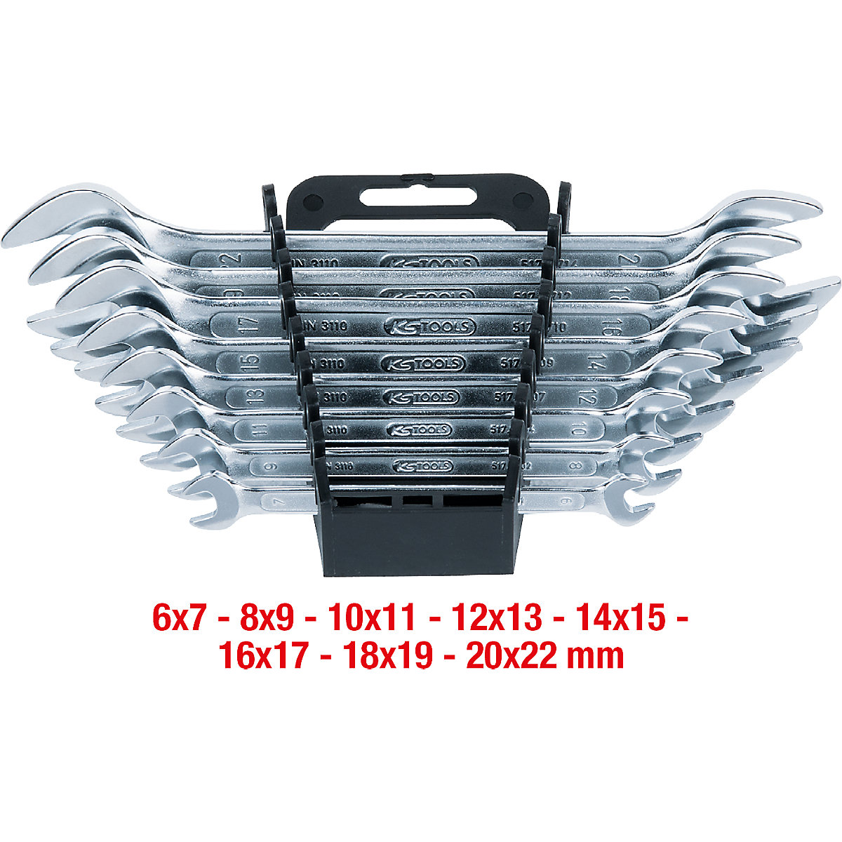 Doppel-Maulschlüssel-Satz KS Tools (Produktabbildung 4)-3