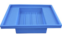PE shelf sump tray