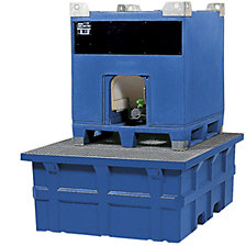 1 container, with zinc-plated grid