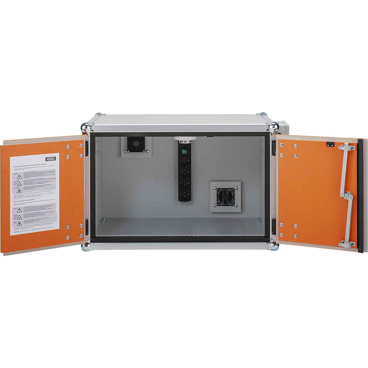 PREMIUM safety battery charging cabinet – CEMO (Product illustration 2)-1