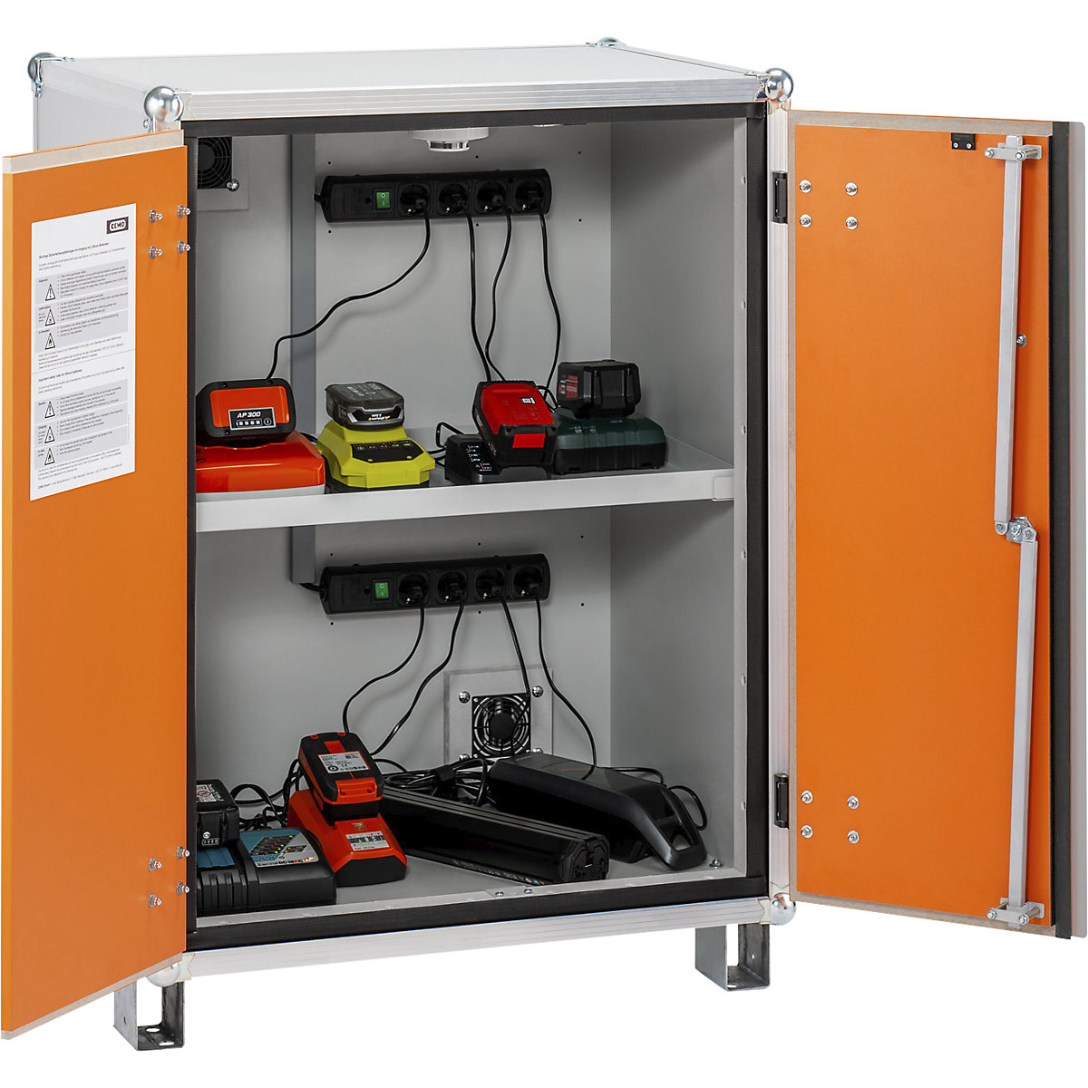 PREMIUM safety battery charging cabinet – CEMO (Product illustration 3)-2