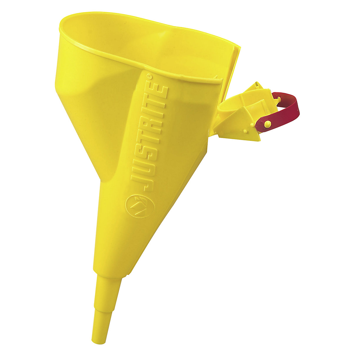 Polyethylene funnel – Justrite, for 7.5 and 19 litre safety containers, 3 +-2