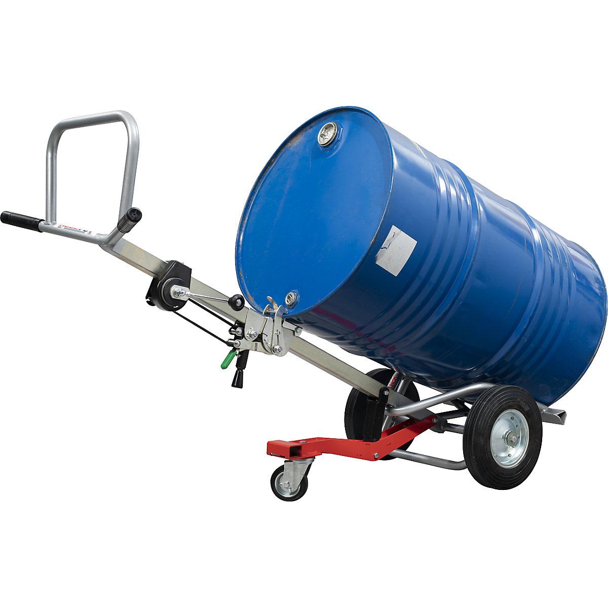 Drum truck for metal and plastic drums