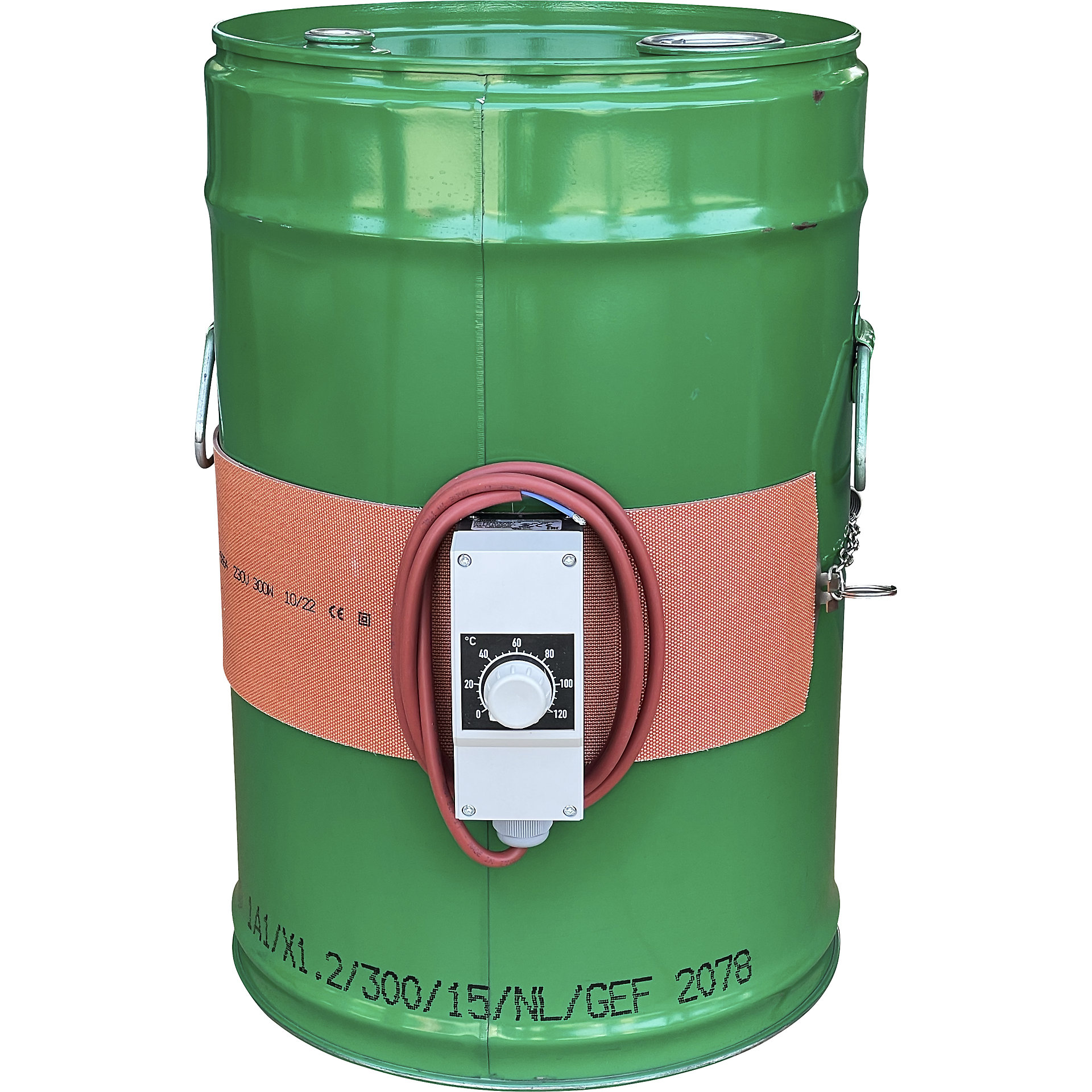 Drum heating belt for 25 30 l drums, height 115 mm kaiserkraft