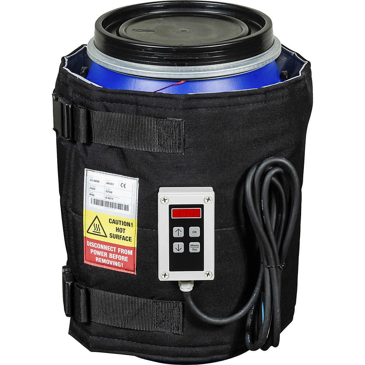 Drum heating jacket for 25 30 l drums, digital kaiserkraft