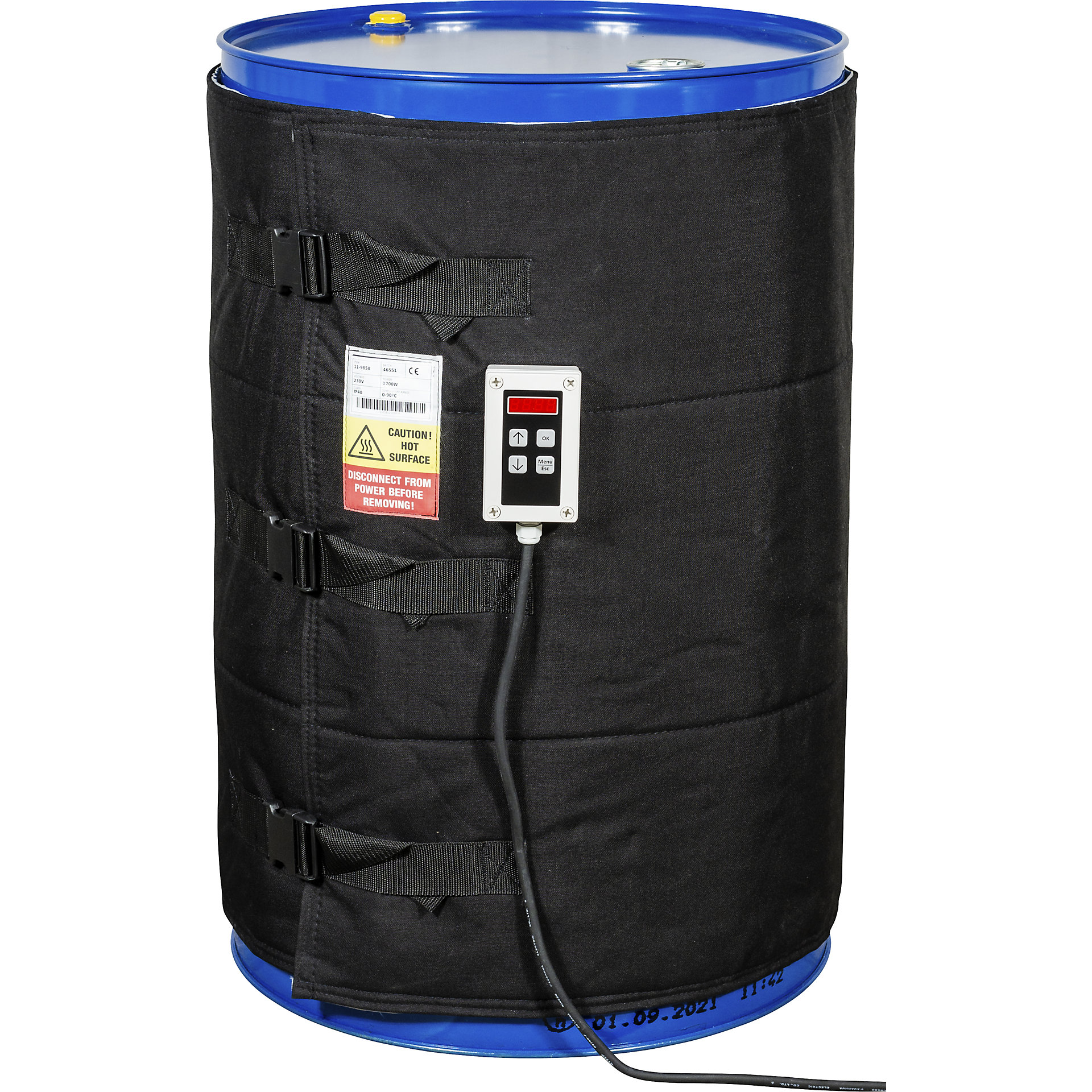 Drum heating jacket for 200 220 l drums, digital kaiserkraft