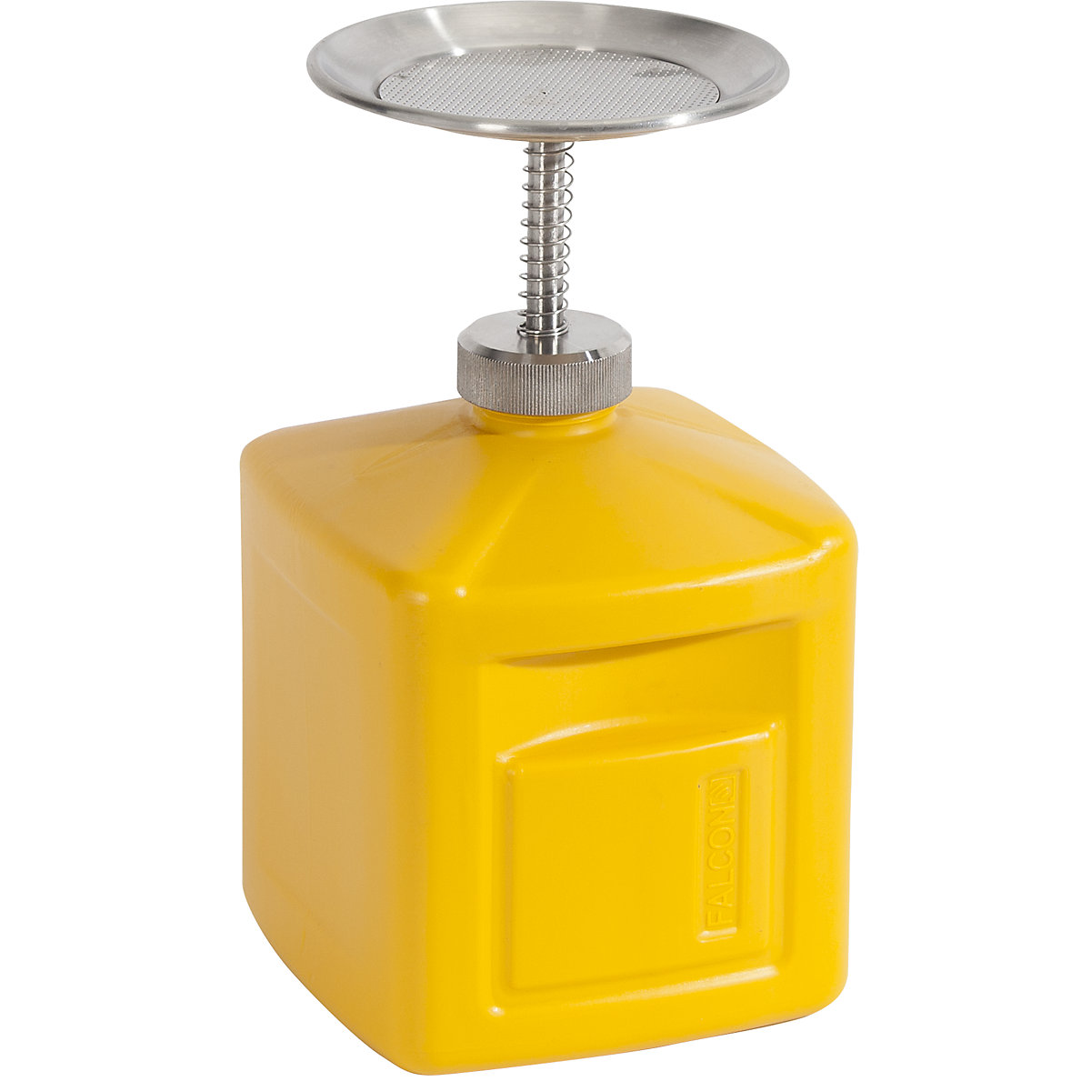 Plunger can – FALCON, yellow polyethylene, capacity 2 l, 5+ items-11