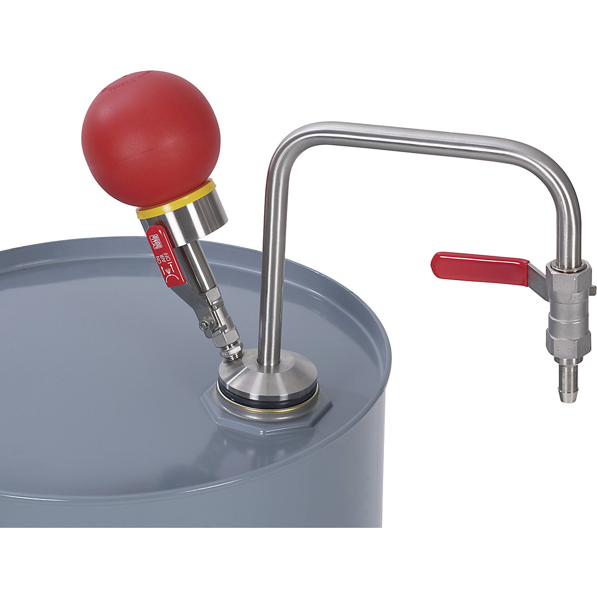 Stainless steel solvent pump, manual operation (Product illustration 16)-15