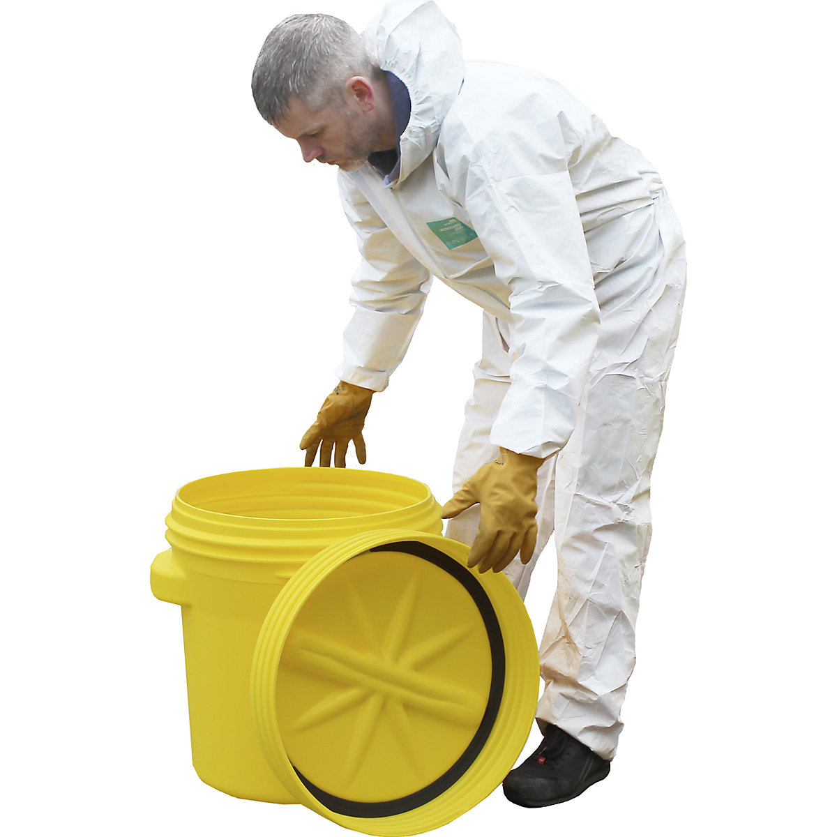 PE safety drum with UN coding – Justrite (Product illustration 2)-1