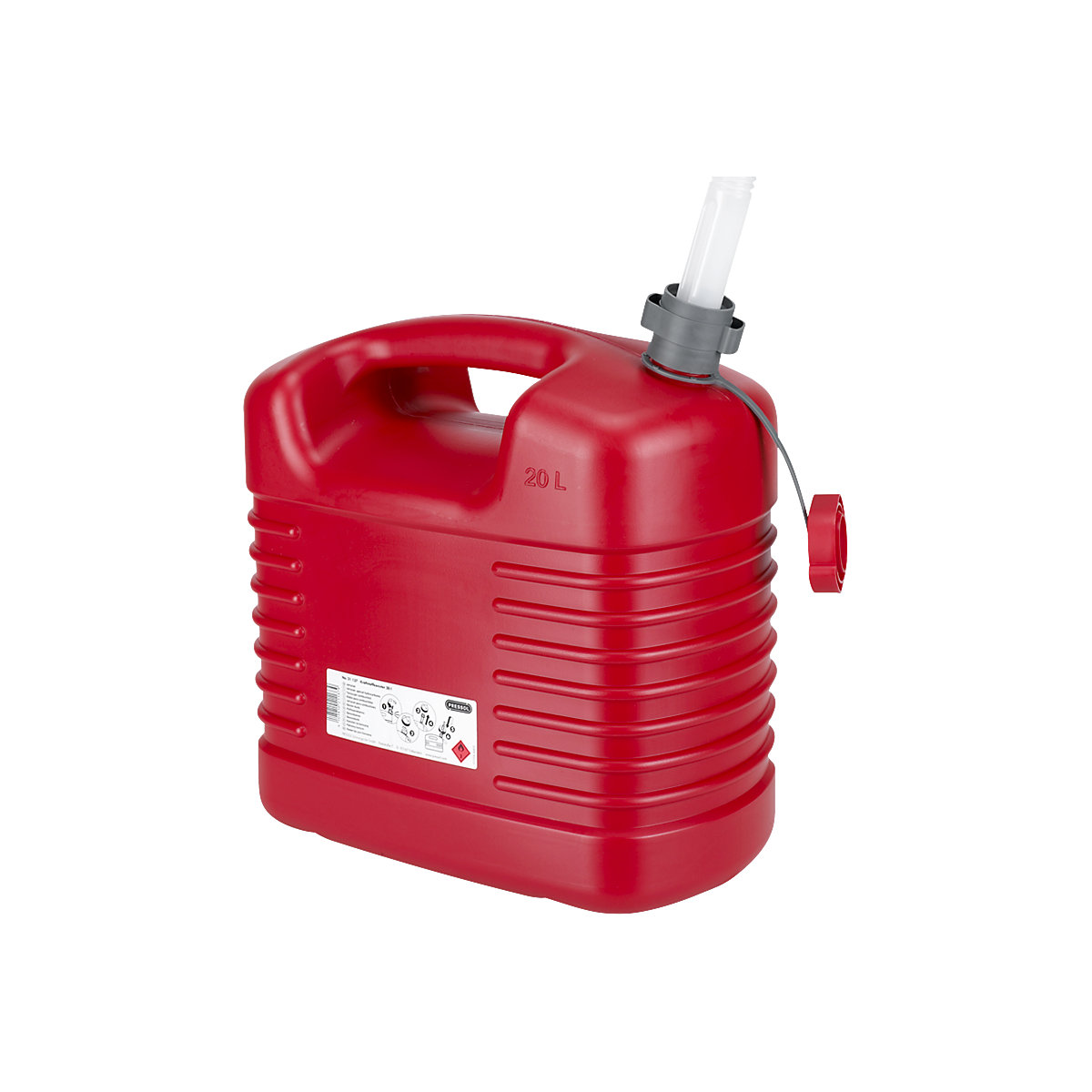 Plastic fuel canister – PRESSOL