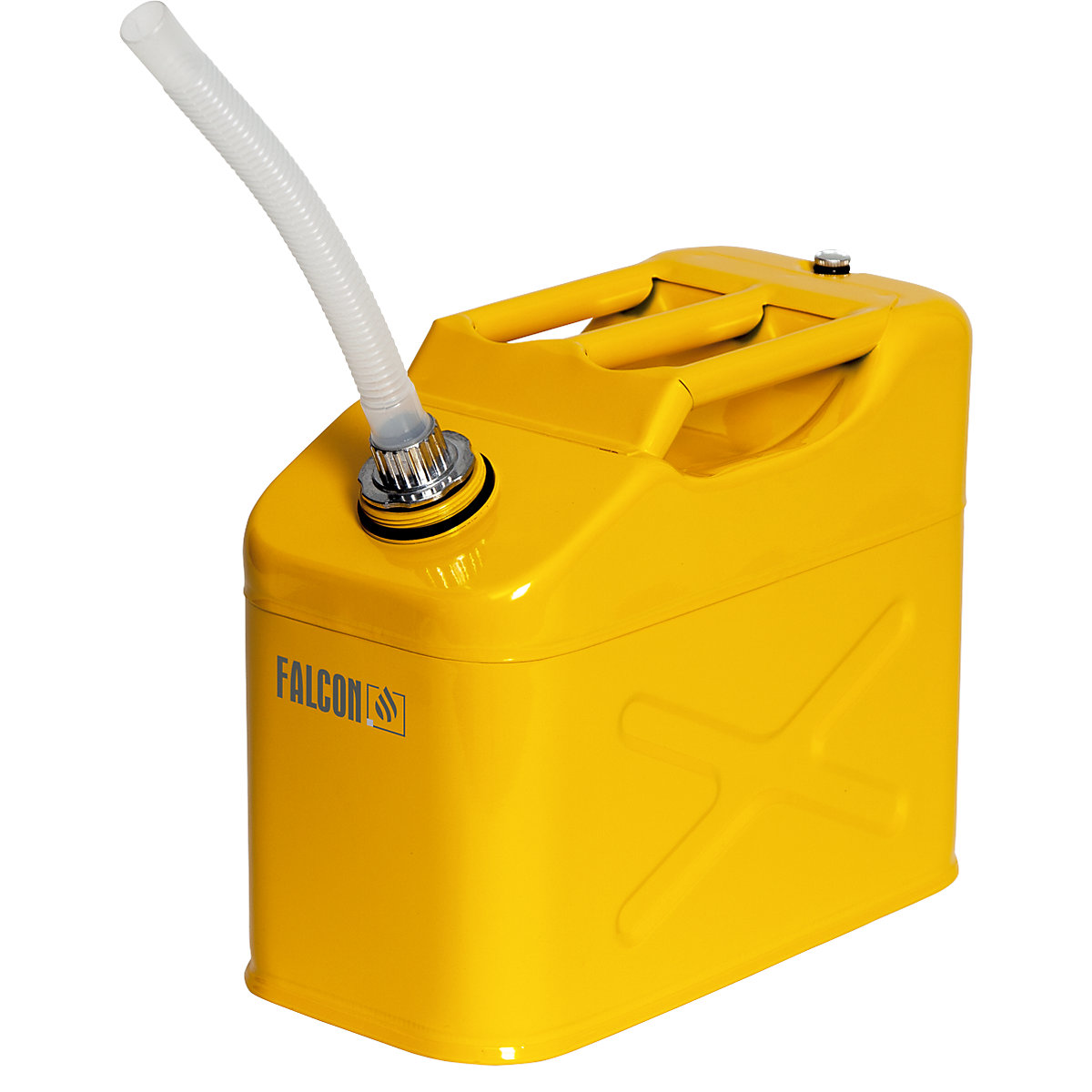 Safety canister with screw cap and outlet pipe – FALCON: sheet