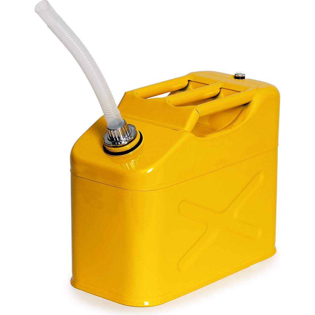 Safety canister with screw cap and outlet pipe FALCON sheet steel