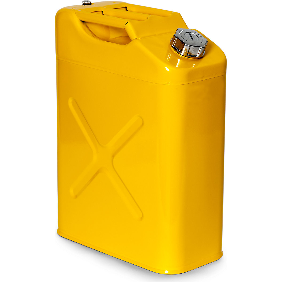 FALCON Safety canister with screw cap and outlet pipe sheet steel