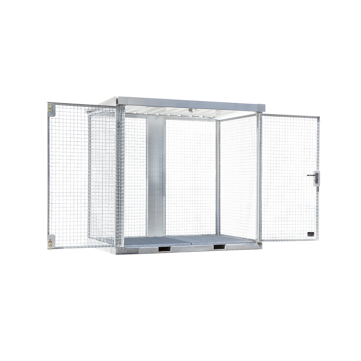 Assembled mesh gas cylinder cages – eurokraft pro (Product illustration 2)-1