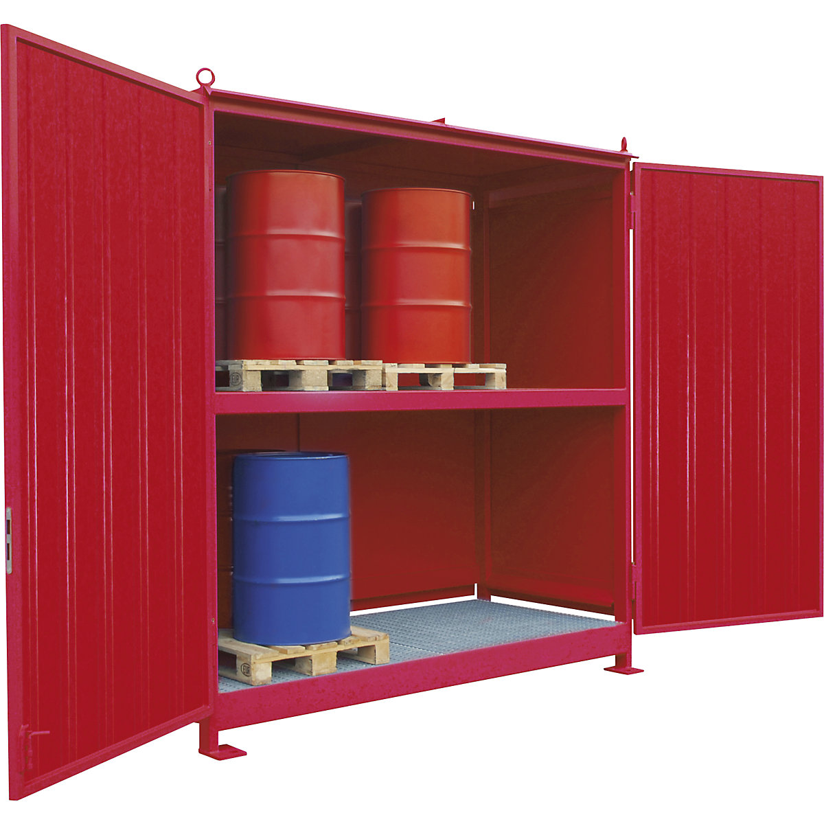 Hazardous goods shelf container – eurokraft pro (Product illustration 7)-6