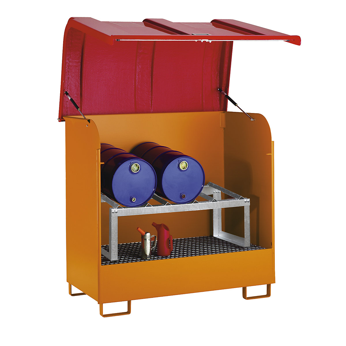 Hazardous goods storage with GRP cover – eurokraft pro (Product illustration 3)-2