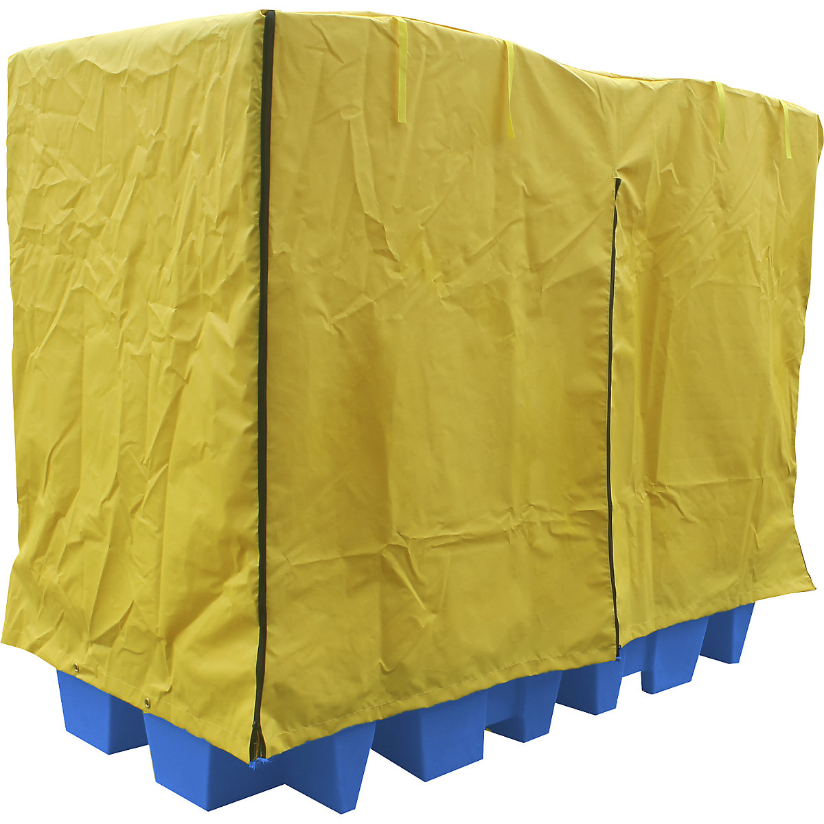 PE sump tray with tarpaulin enclosure
