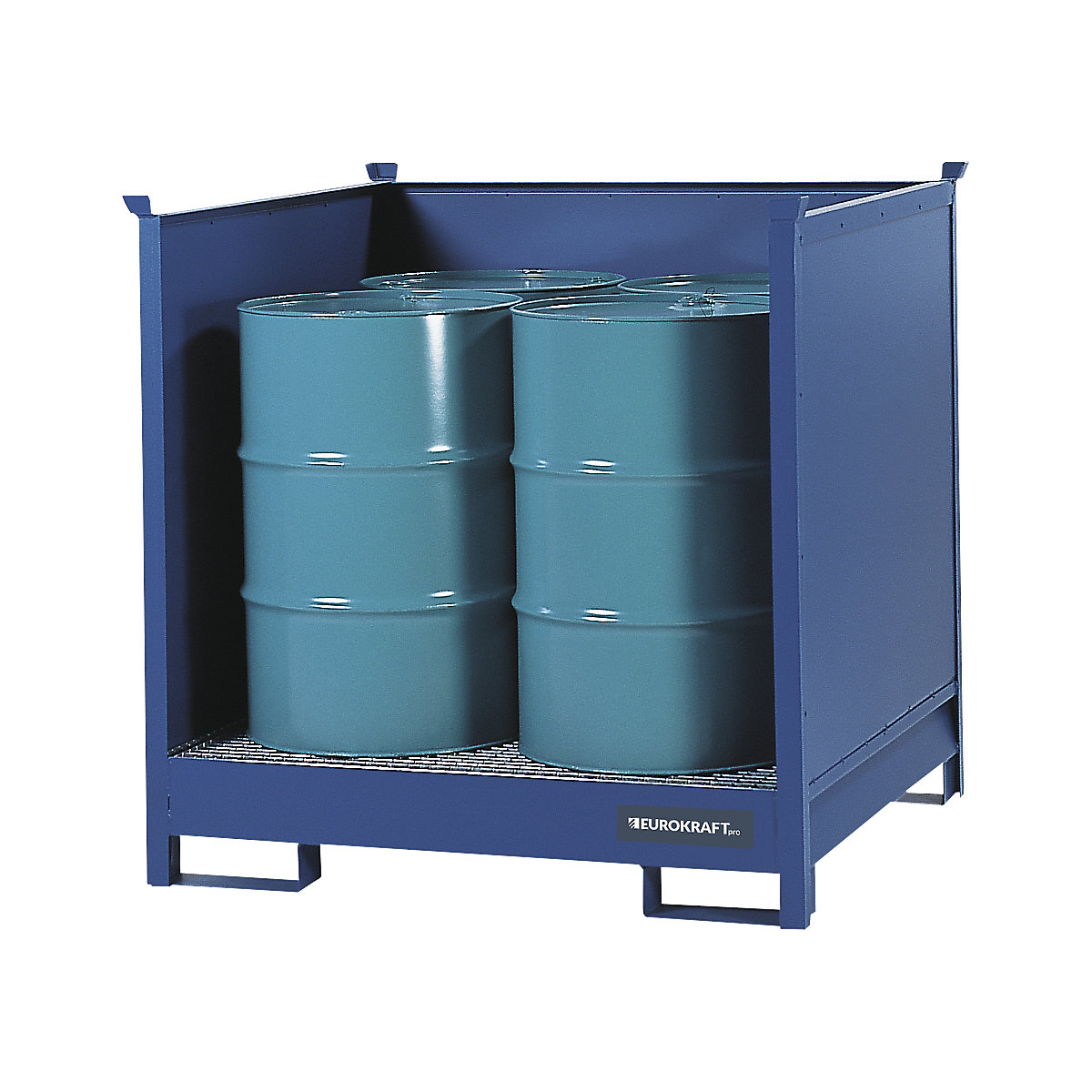 Drum sump tray for transport and storage - eurokraft pro
