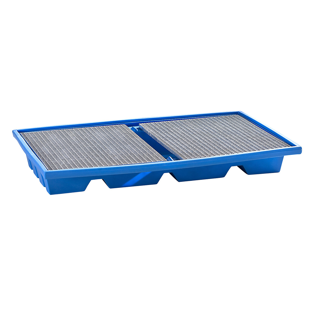 Hook-in sump tray, made of polyethylene, LxH 1780 x 240 mm, steel grate-6