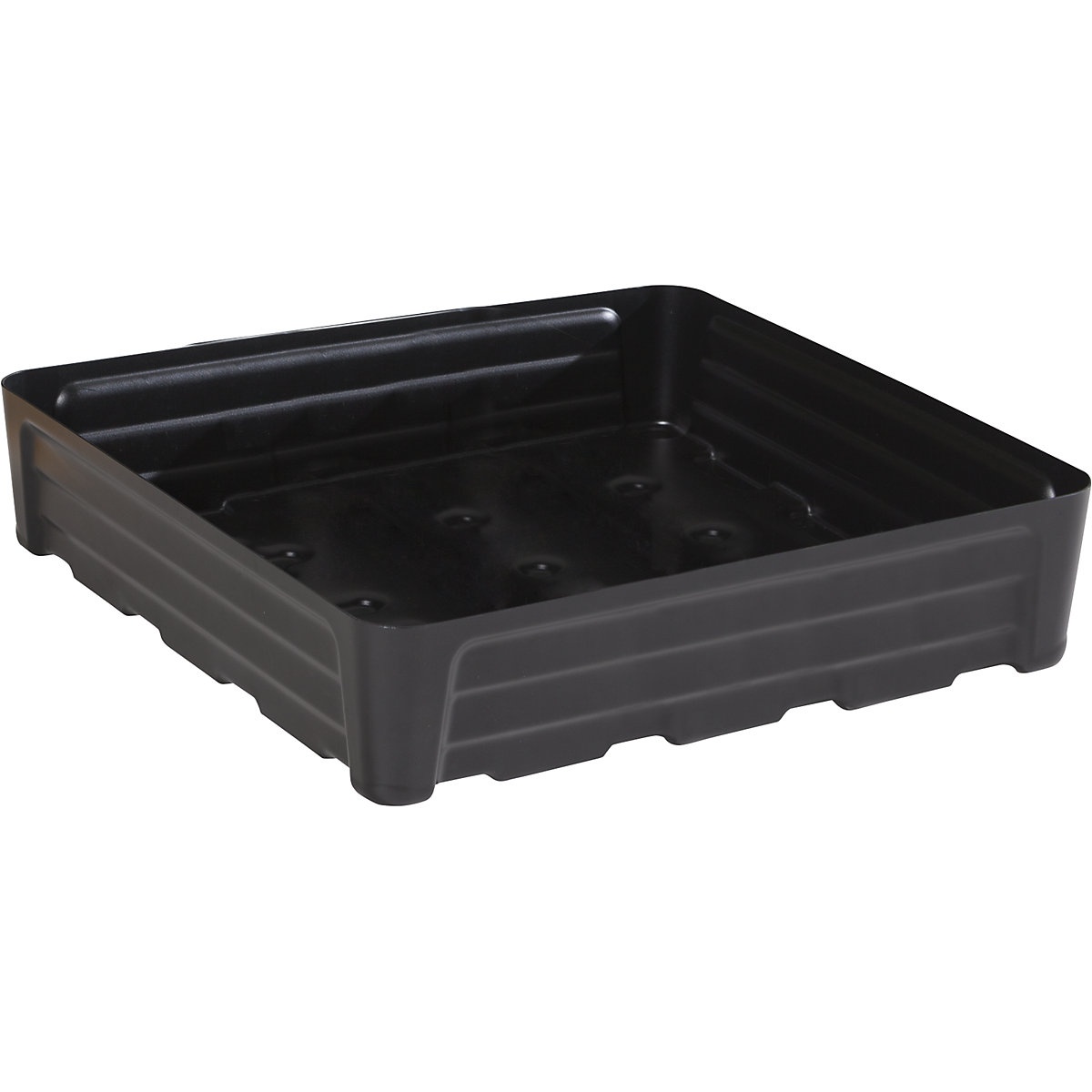 PE sump tray for small containers – eurokraft pro, without grate, collection capacity 80 l-3