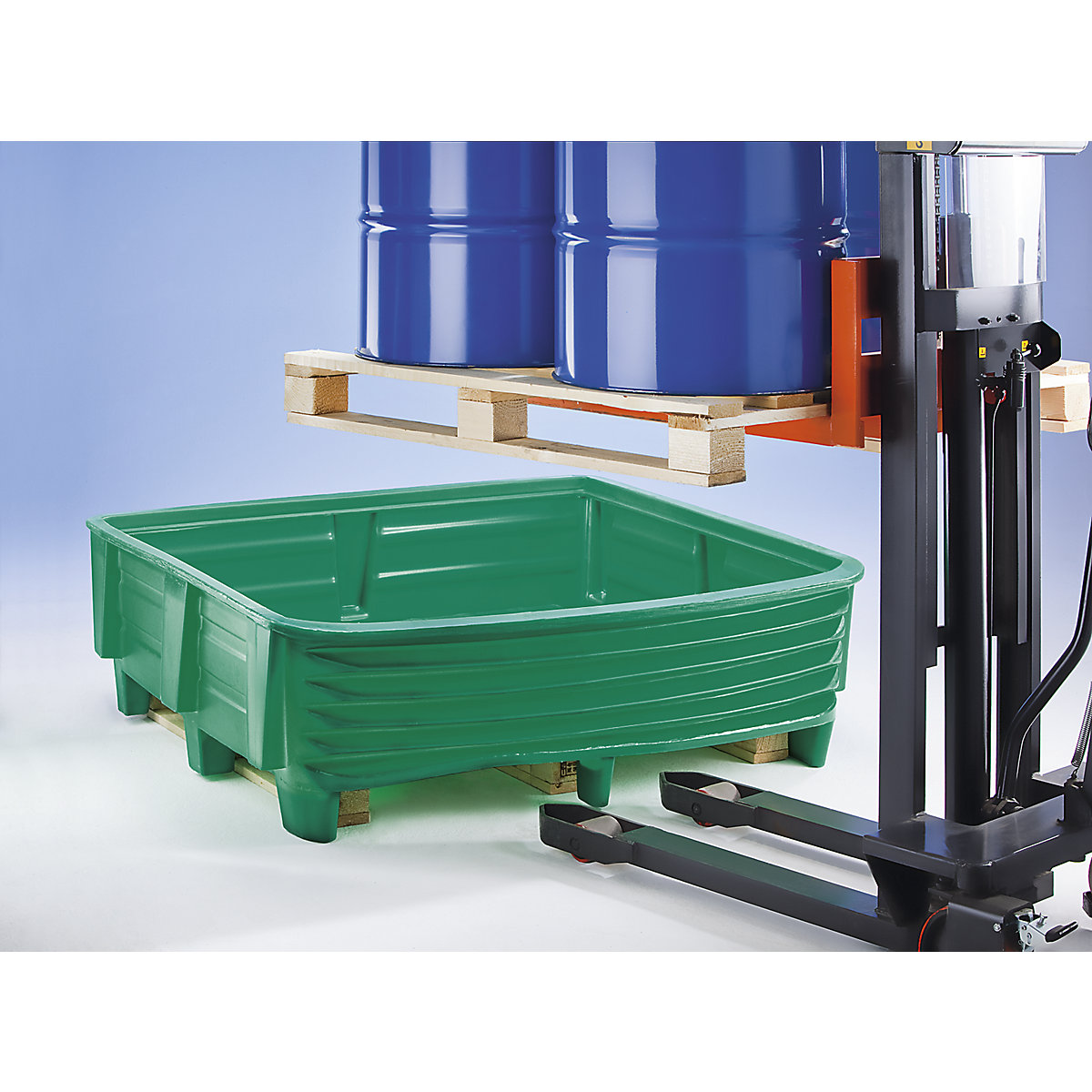 PE transport sump tray