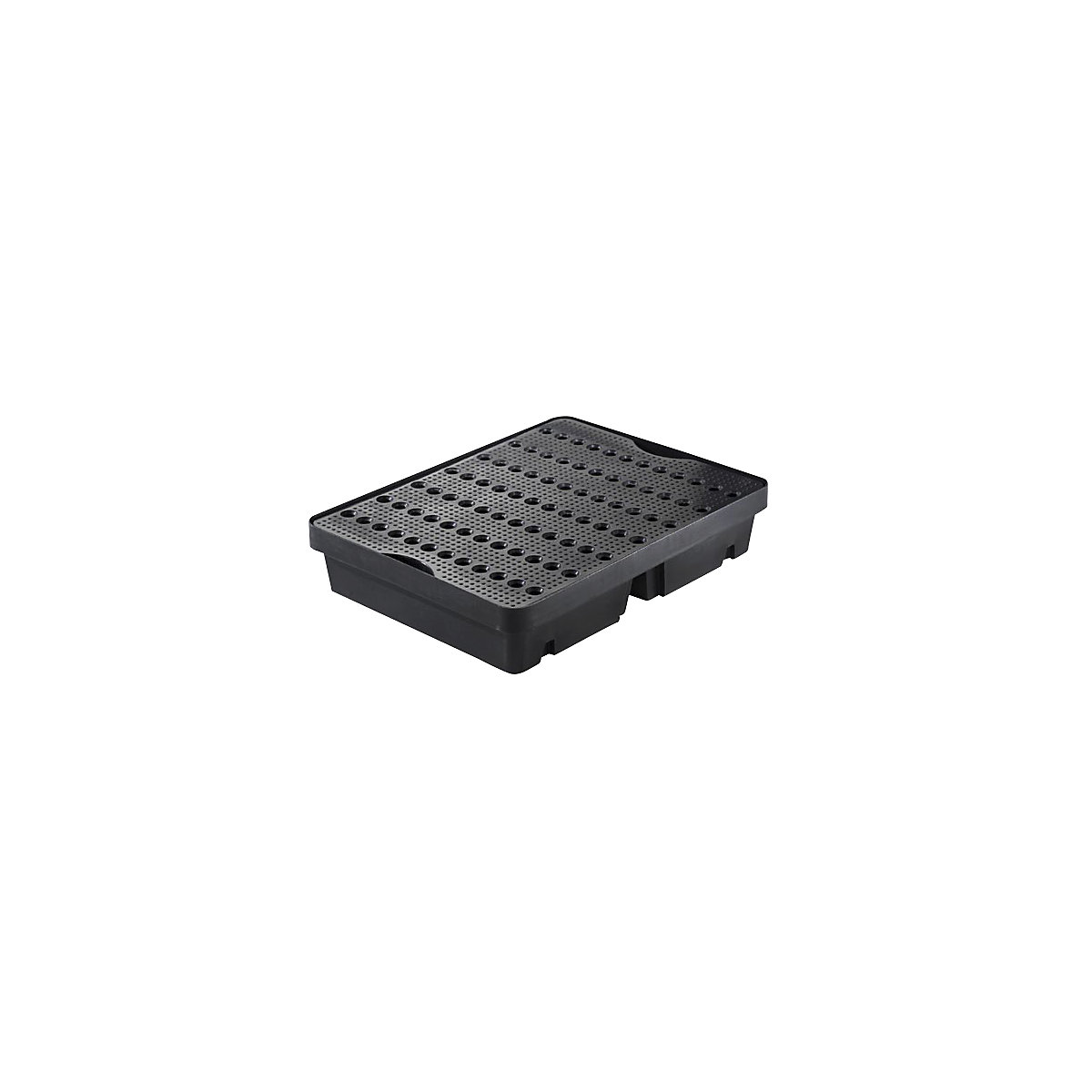 Small container pallet tray, made of polyethylene (LDPE), capacity 40 l, with PE grate-10