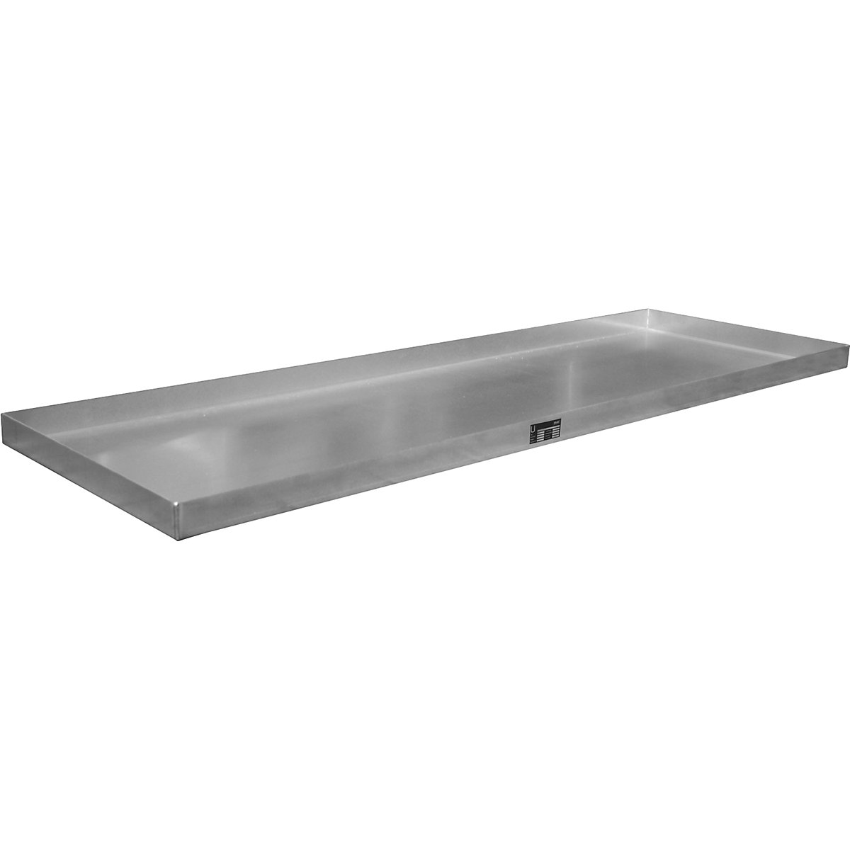 Stainless steel small container sump – eurokraft pro, with certification, 60 l, LxWxH 1850 x 600 x 60 mm-7