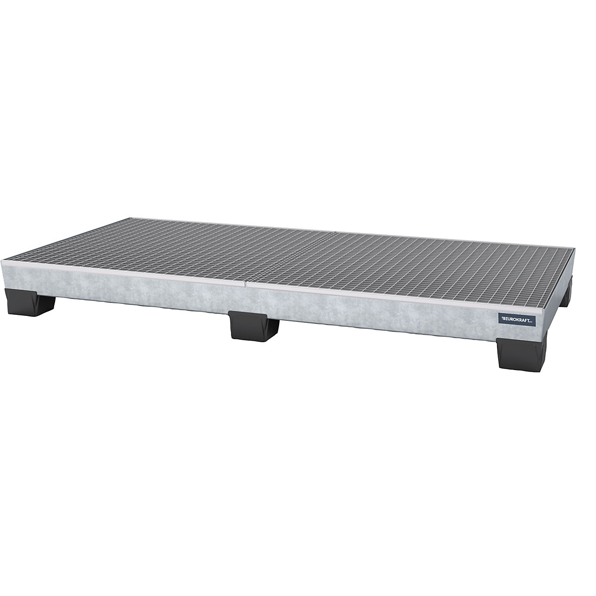 Steel sump tray with plastic feet - eurokraft pro