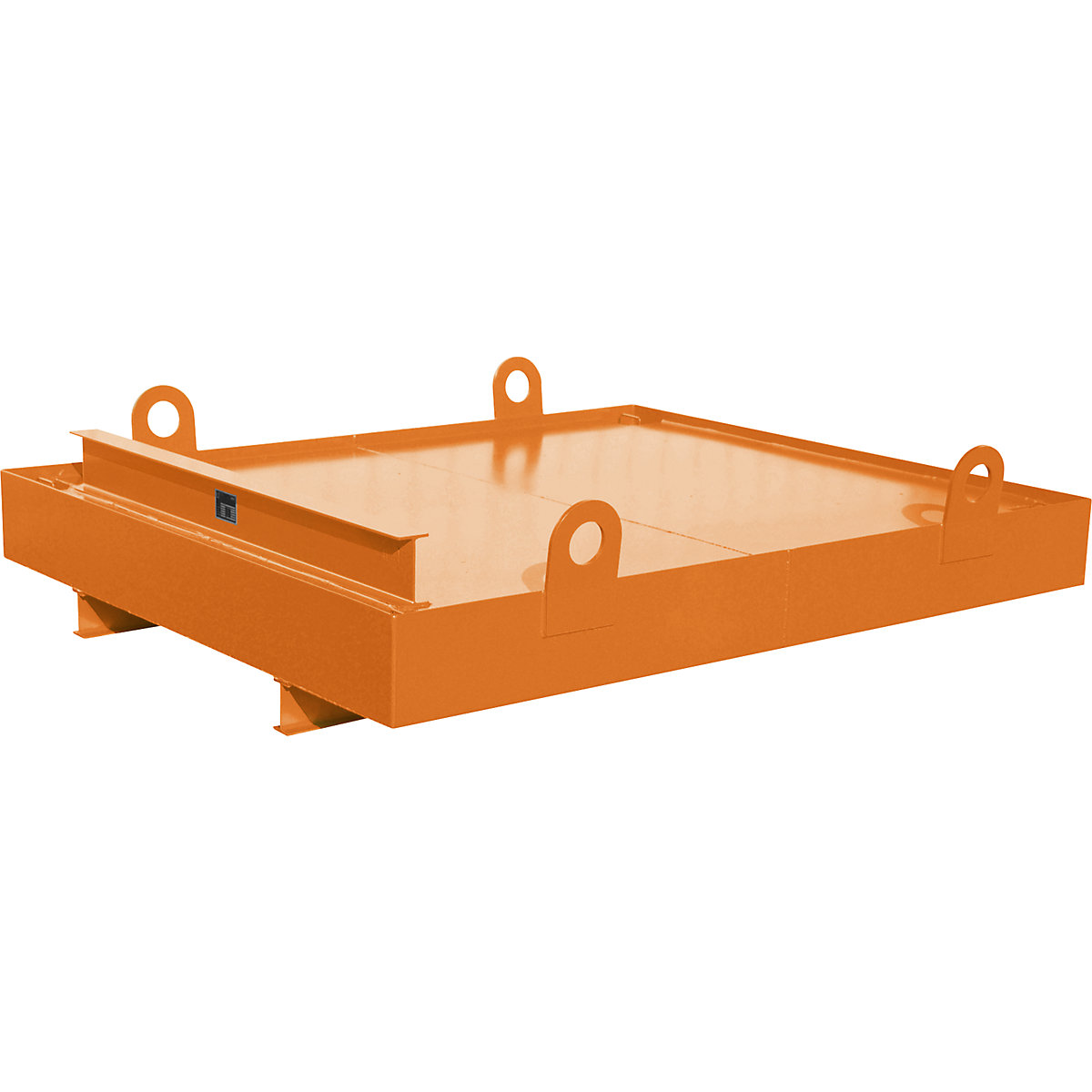 Sump tray for skip trailer – eurokraft pro (Product illustration 2)-1
