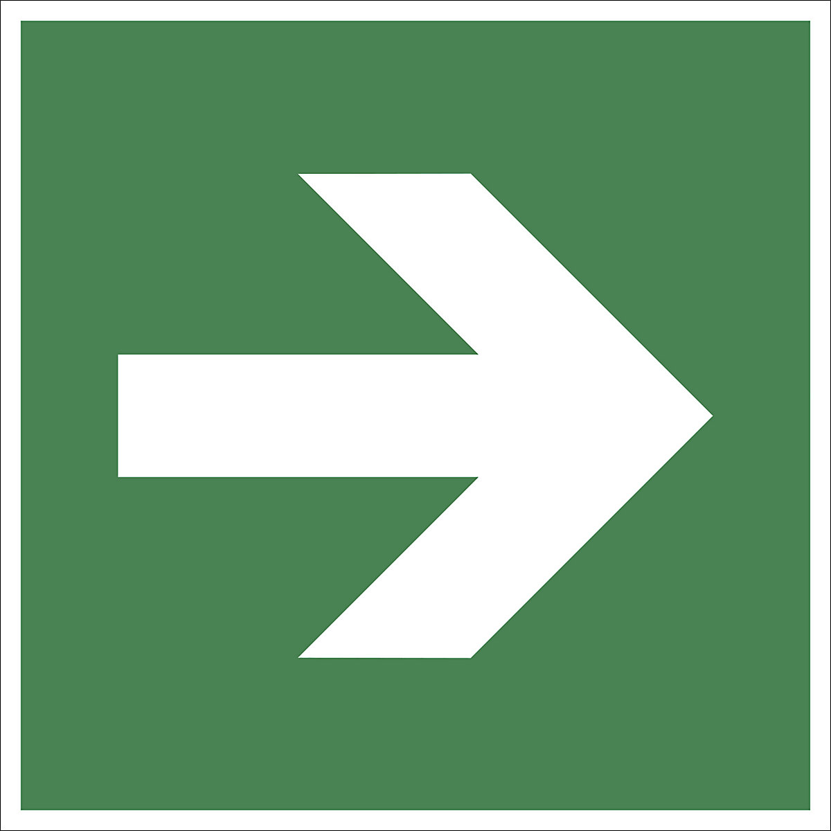 Fire Exit Sign Sticker Emergency Escape Fire Drill Safety Stairs Disable 