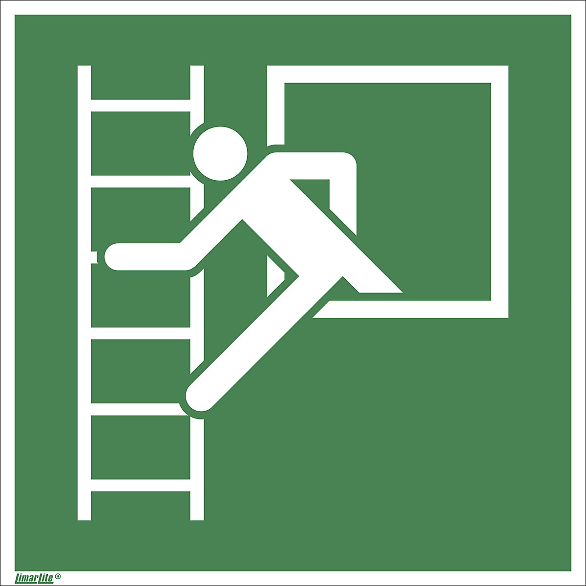 Emergency Exit Sign ** Pull Pin And Push ** Tag 