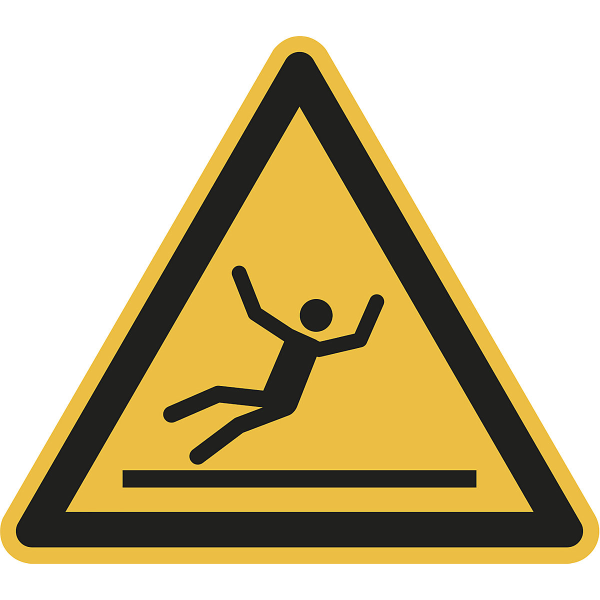 Hazard signs, hazard: slippery surface, pack of 10, film, leg length 200 mm-3