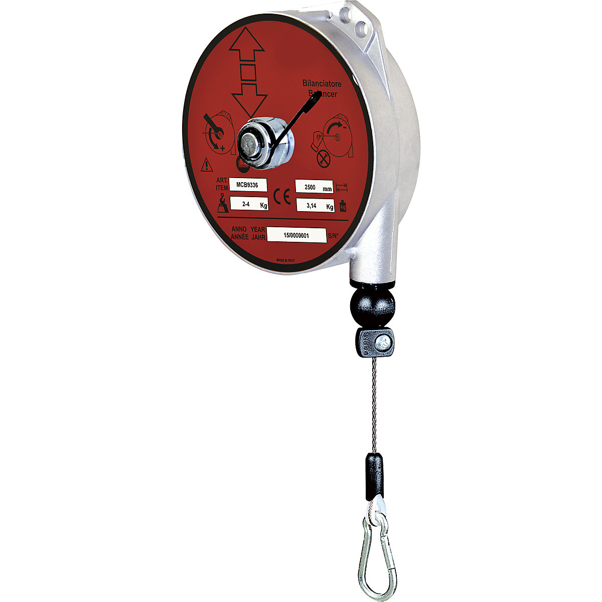 Uxsjakjsd Federzug Balancer 1,5-3kg - Verstellbarer Kabelrückholer Für Werkzeuge