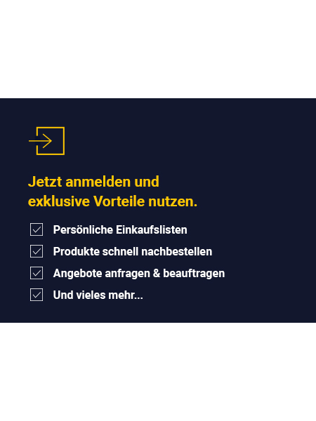 Vorteile für eingeloggte Kunden