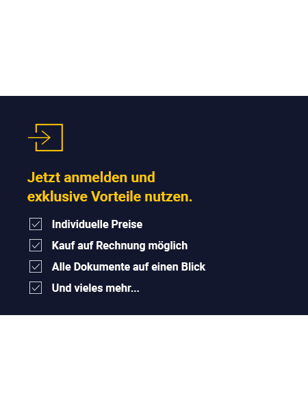 Vorteile für eingeloggte Kunden