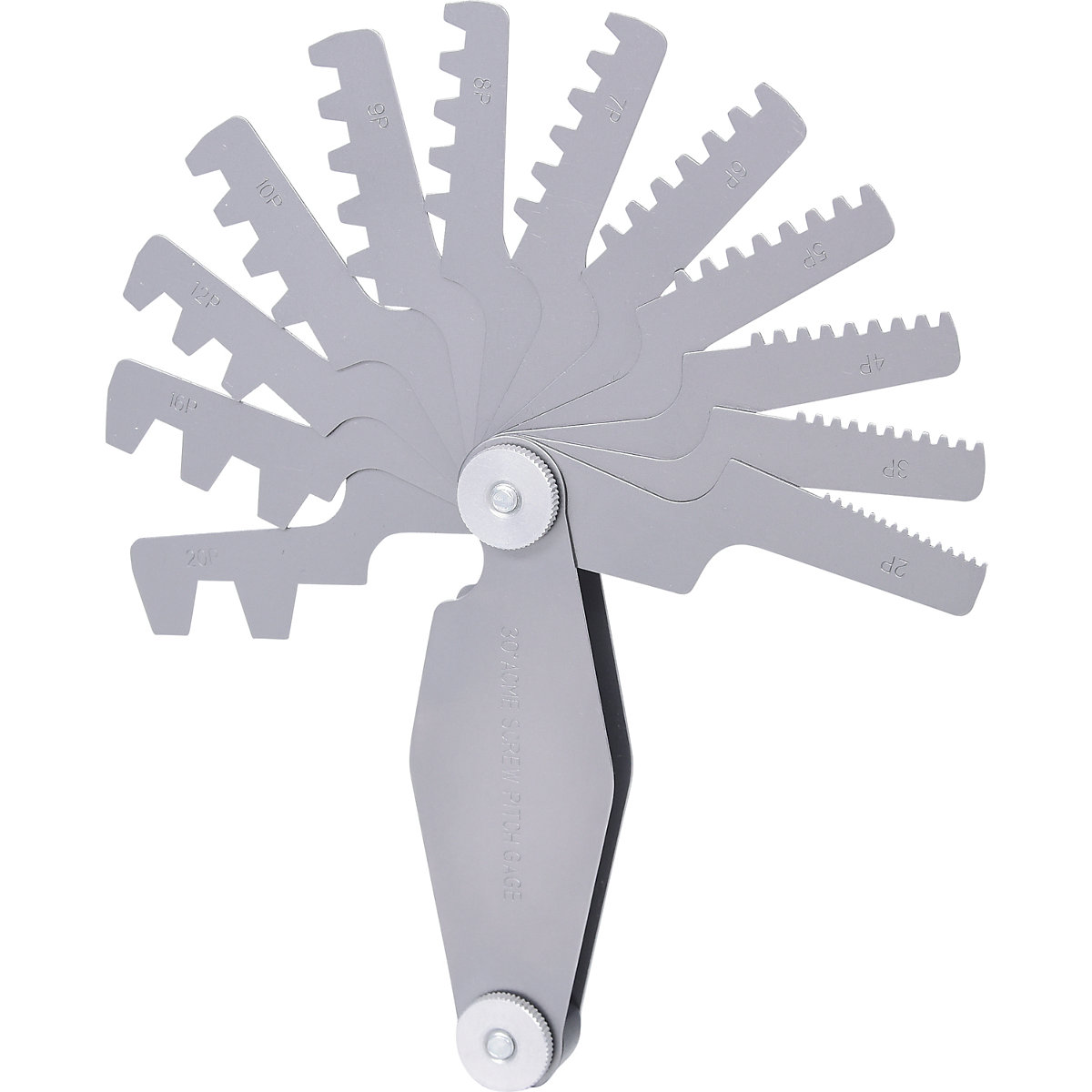 Calibrador de roscas trapezoidal de acero – KS Tools (Imagen del producto 4)-3