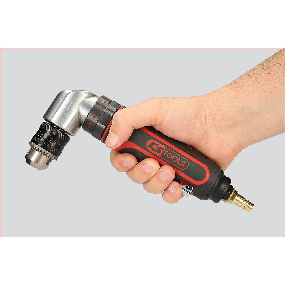 Taladradora angular de aire comprimido – KS Tools (Imagen del producto 3)-2