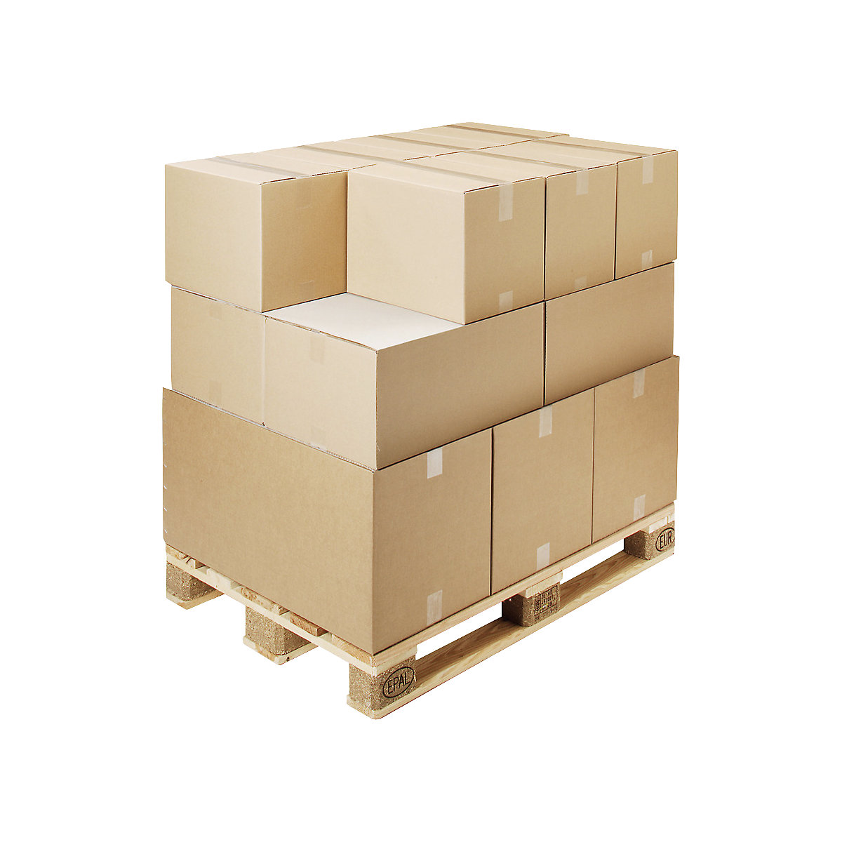 Pallettussenleggers van karton &ndash; ratioform terra