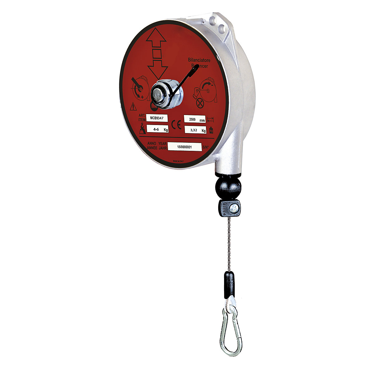 Professional balancer, with fall protection and automatic locking mechanism, max. load 4 – 6 kg-5
